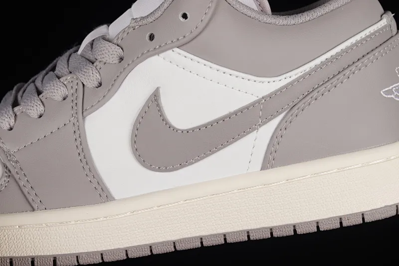 All categories Air Jordan Jordan series basketball shoes Air Jordan 1 Low Z version Air Jordan 1 Low "Vintage Grey" AJ1 Joe 1 white gray low-top basketball shoes 553558-053